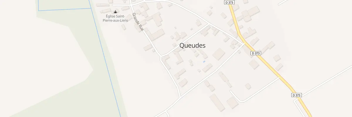Plan du 15 Vc Grande Rue à Queudes