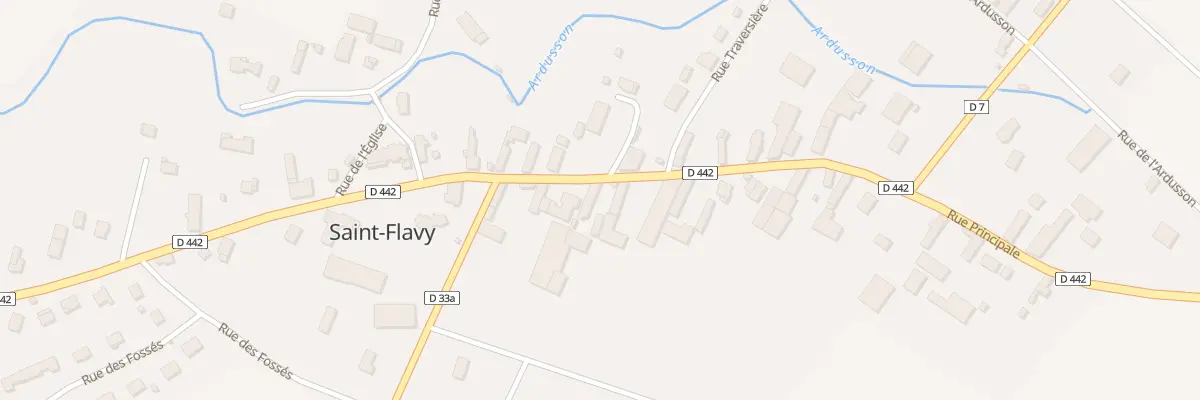 Plan du 34 Rue Principale à Saint-Flavy