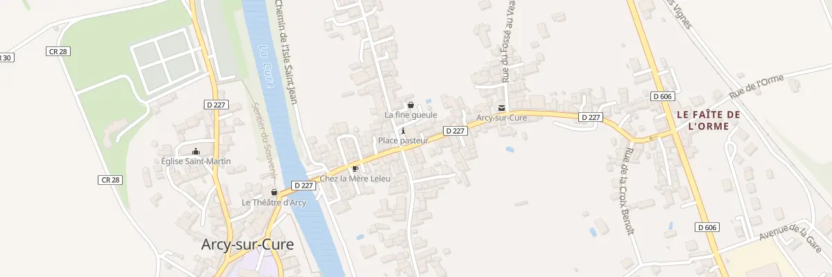 Plan du 1 Rue de l’Orme à Arcy-sur-Cure