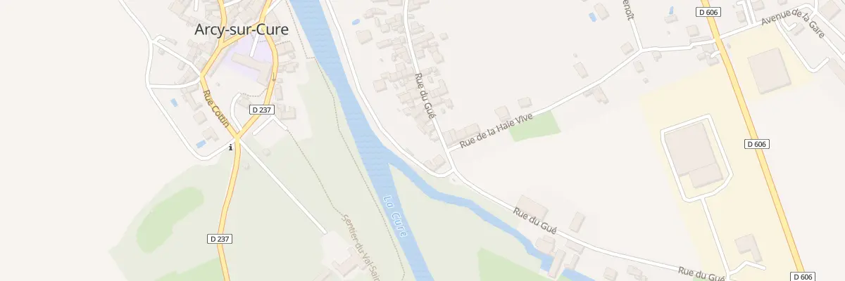 Plan du 56 Rue du Gué à Arcy-sur-Cure