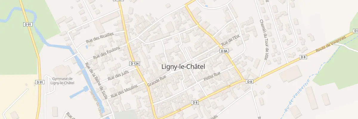 Plan du 23 Grande Rue à Ligny-le-Châtel