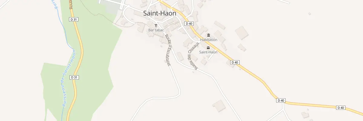 Plan du 5040 Le Bourg à Saint-Haon