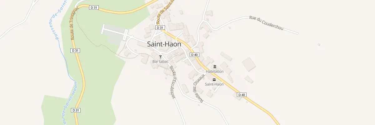 Plan du 5051 Le Bourg à Saint-Haon
