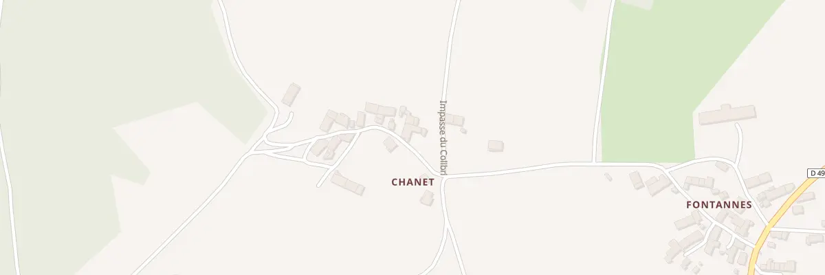 Plan du 242 Imp du Suchat à Jullianges