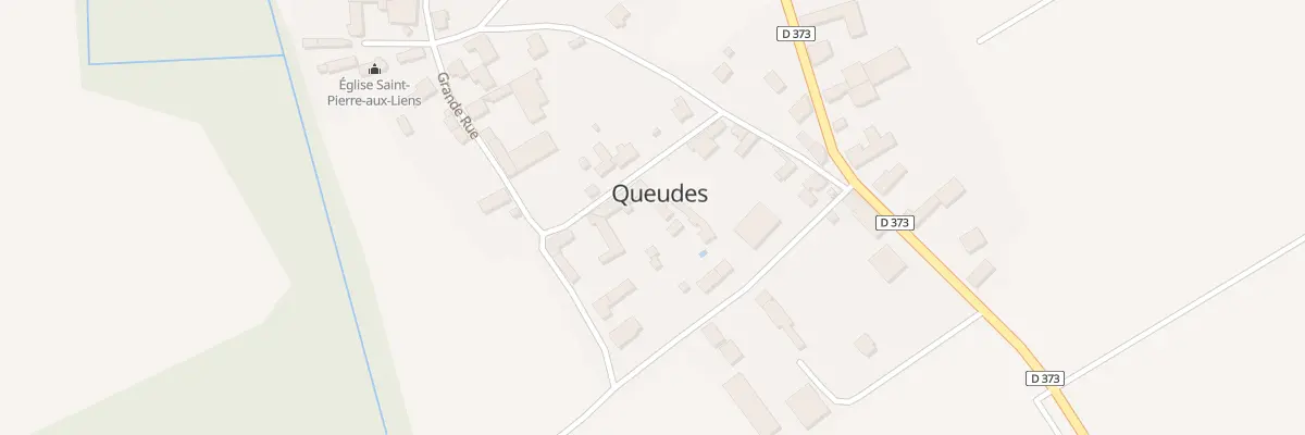 Plan du 11 Vc Grande Rue à Queudes