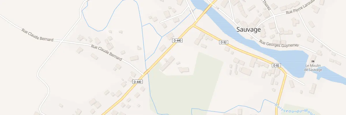 Plan du 80 Rue Marcel Cachin à Saint-Just-Sauvage