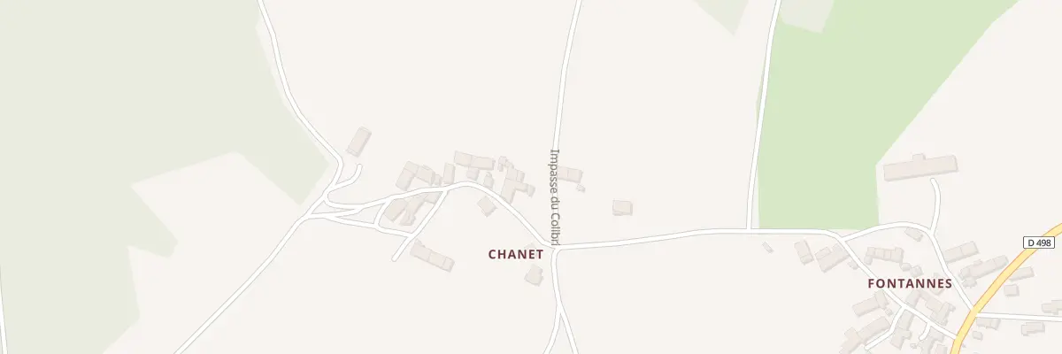 Plan du 5229 Chanet à Jullianges