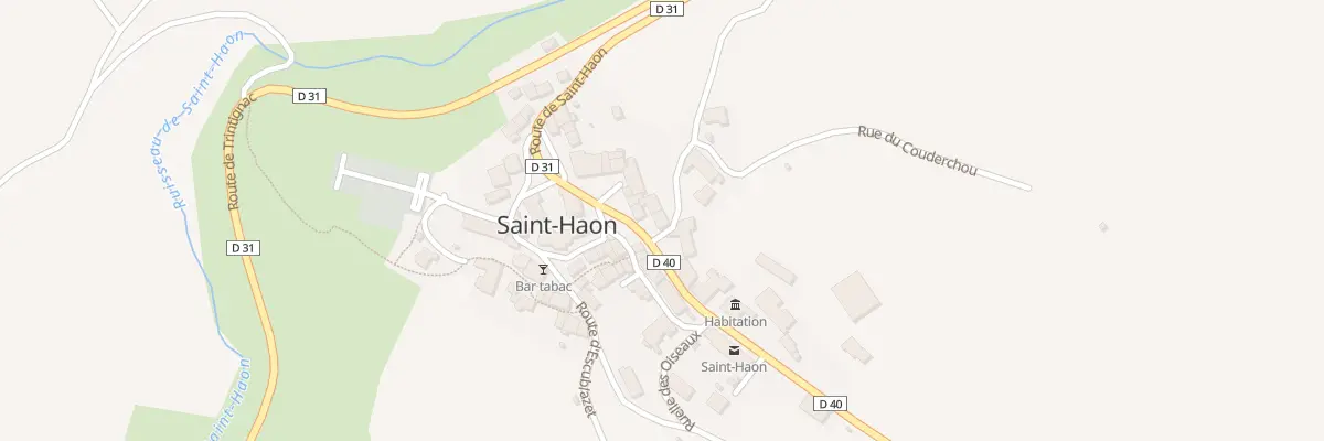 Plan du 5011 Le Bourg à Saint-Haon