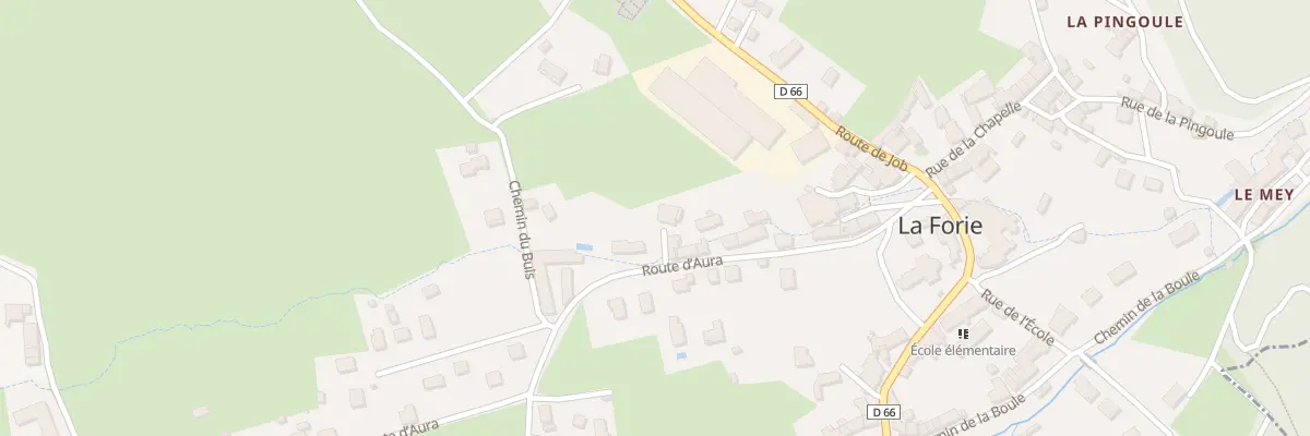 Plan du 5077 Le Bourg à La Forie