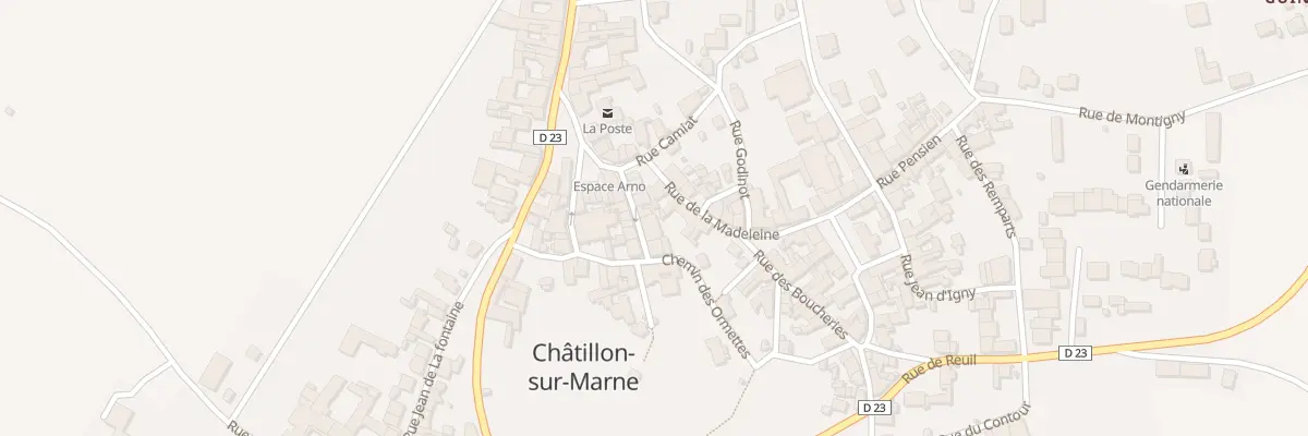 Plan du 4 Rue du Château à Châtillon-sur-Marne