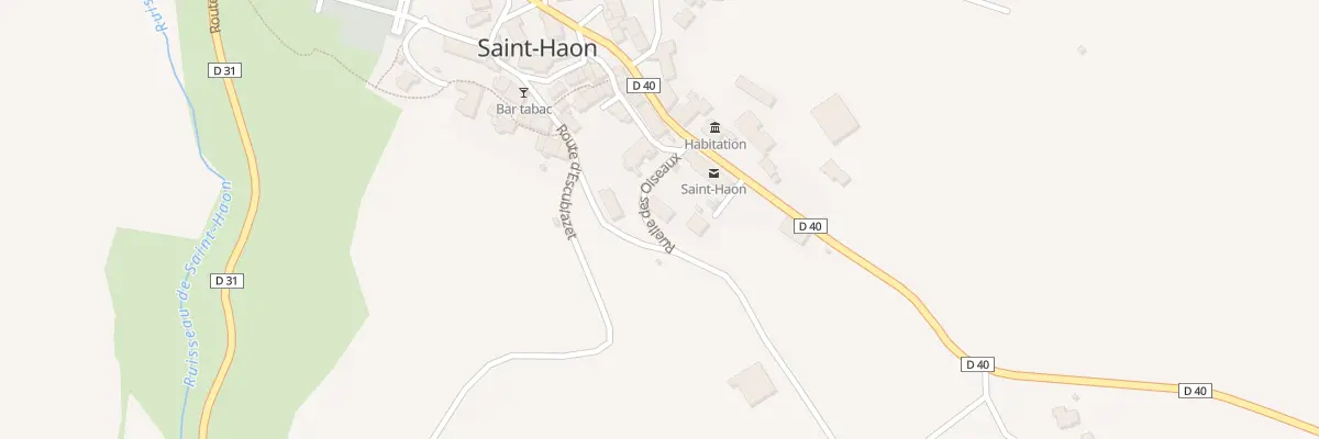 Plan du 5001A Le Bourg à Saint-Haon