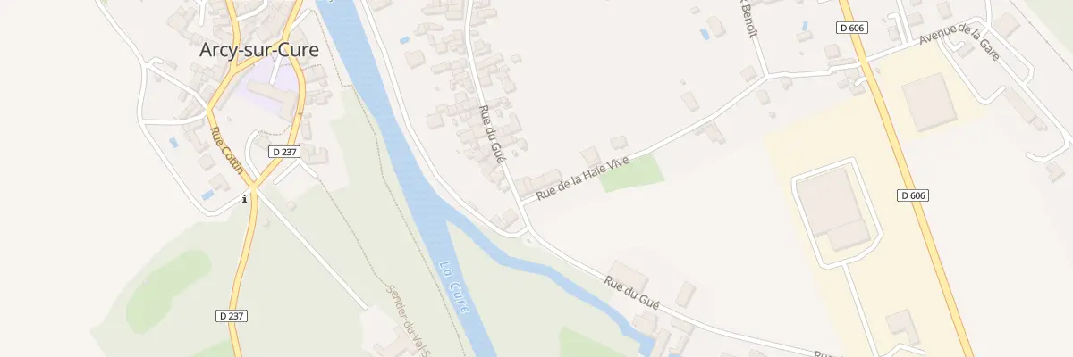 Plan du 3 Rue de la Haie Vive à Arcy-sur-Cure