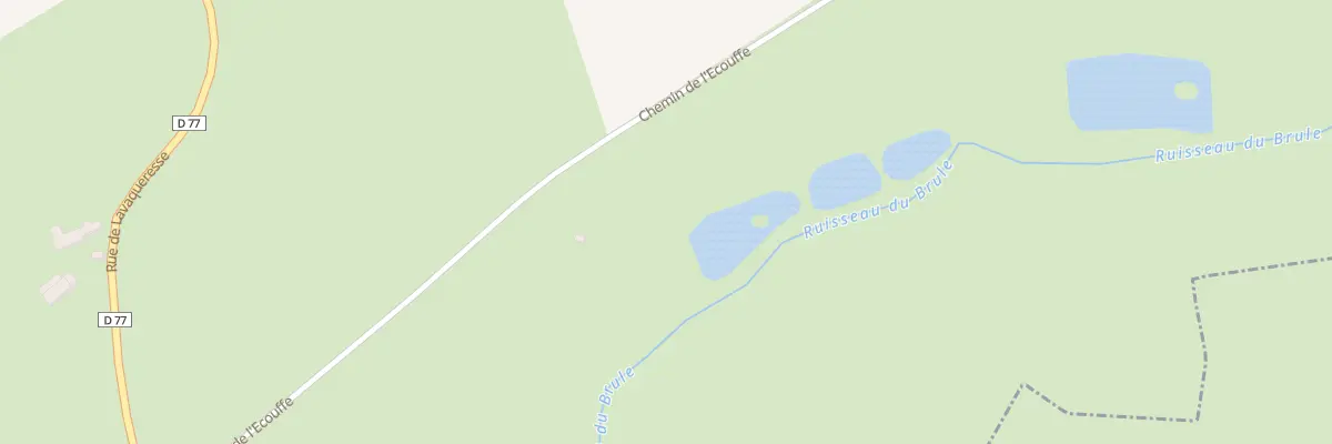 Plan du 5000 Che de l’Ecouffe à Crupilly