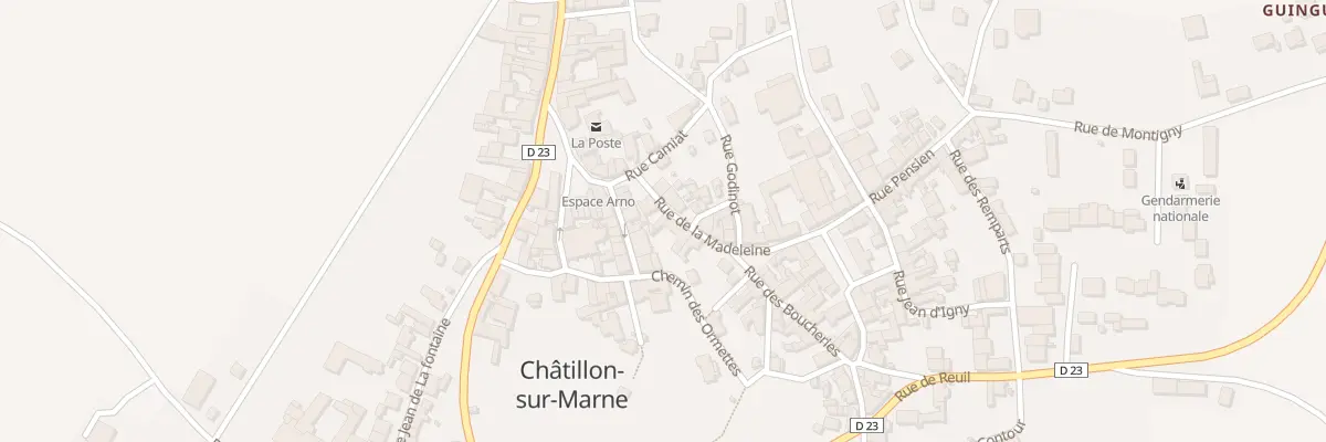 Plan du 9 Rue de la Madeleine à Châtillon-sur-Marne