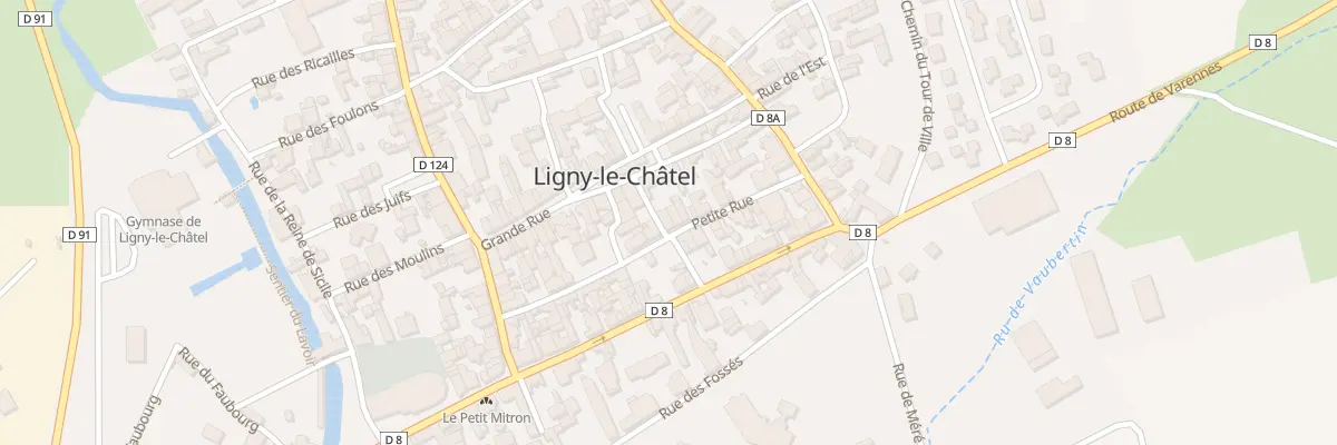 Plan du 5 Ptr Petite Rue à Ligny-le-Châtel