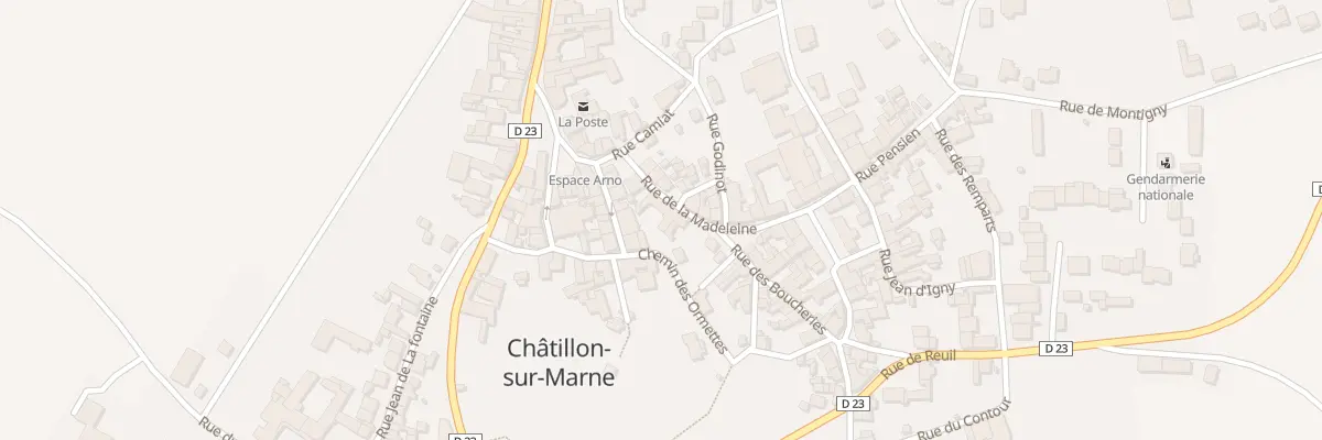 Plan du 7 Rue de la Madeleine à Châtillon-sur-Marne
