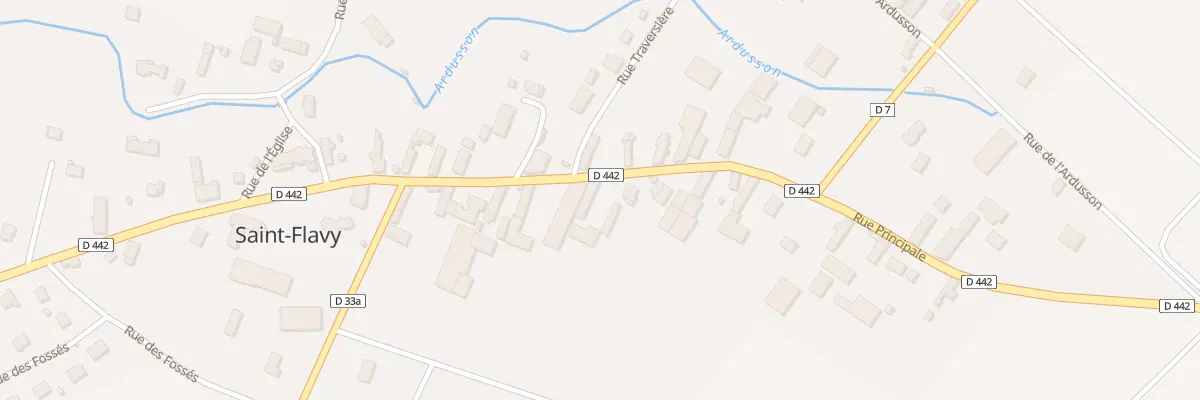 Plan du 38 Rue Principale à Saint-Flavy