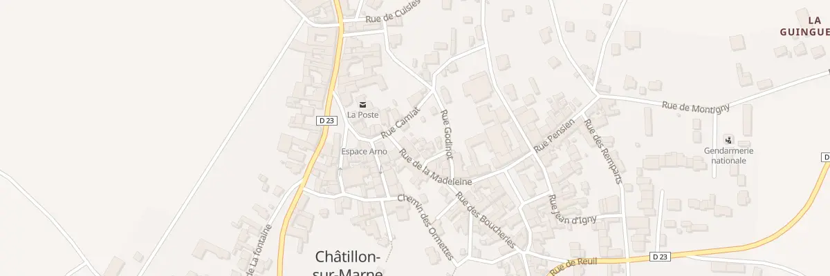 Plan du 24 Rue de la Madeleine à Châtillon-sur-Marne