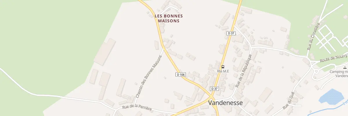 Plan du 14 Rte des Bonnes Maisons à Vandenesse