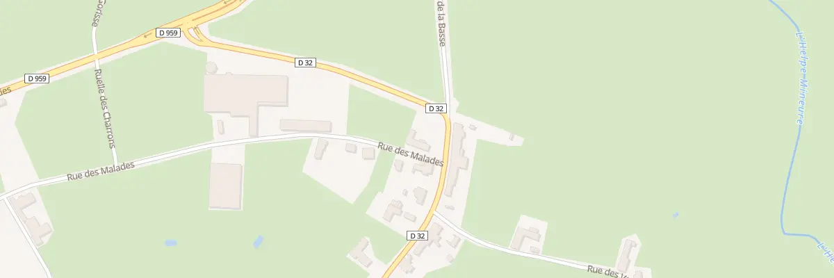 Plan du 370 Rue de la Basse à Maroilles