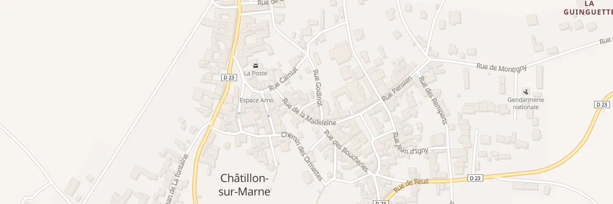 Plan du 16 Rue de la Madeleine à Châtillon-sur-Marne
