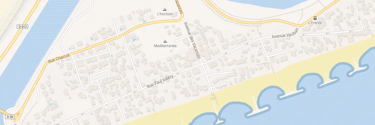 Plan du 4 Rue Paul Valery à Frontignan