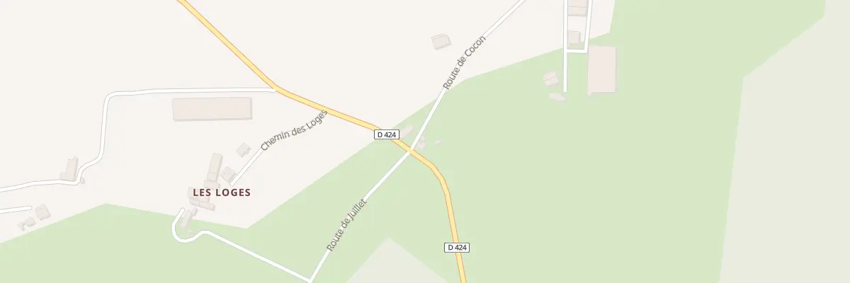Plan du 5010 Les Fougeries à Andelaroche