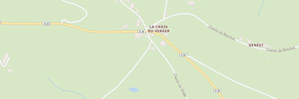 Plan du 4 Che du Verger à Arfeuilles