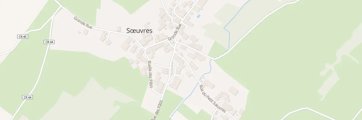 Plan du 2 Rue du Petit Soeuvres à Fontenay-près-Vézelay