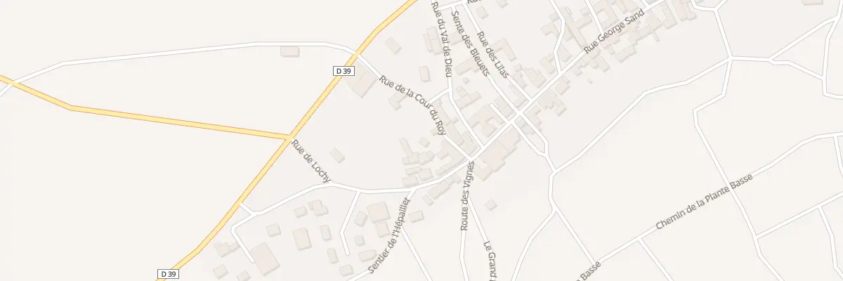 Plan du 3 Rue de la Cour du Roy à Broyes