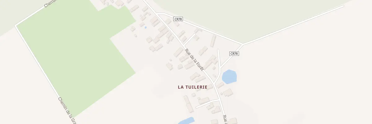 Plan du 29 Rue de la Forêt (la Tuilerie) à Sormery