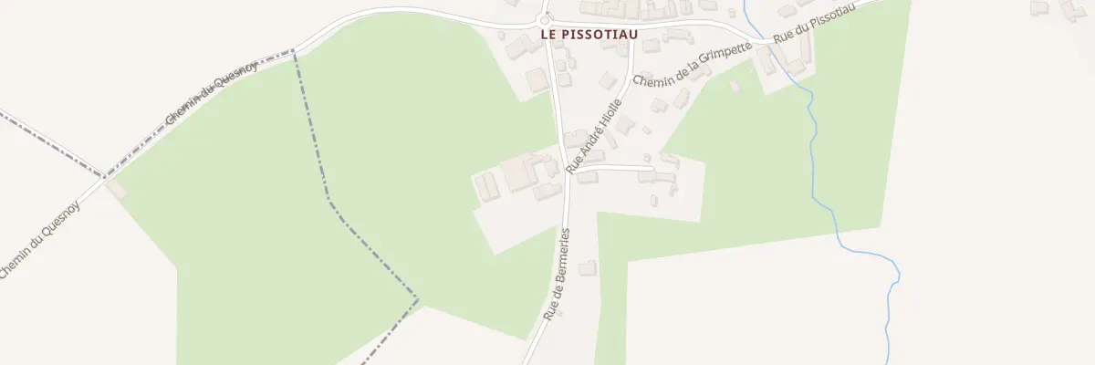 Plan du 4 Rue de Bermeries à Saint-Waast