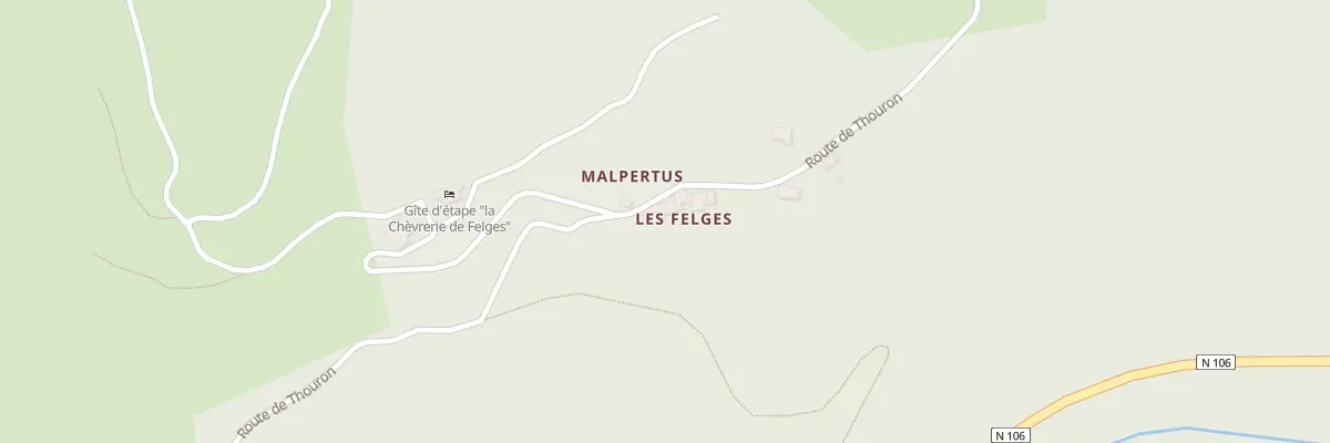 Plan du 830 Rte de Thouron à Cassagnas