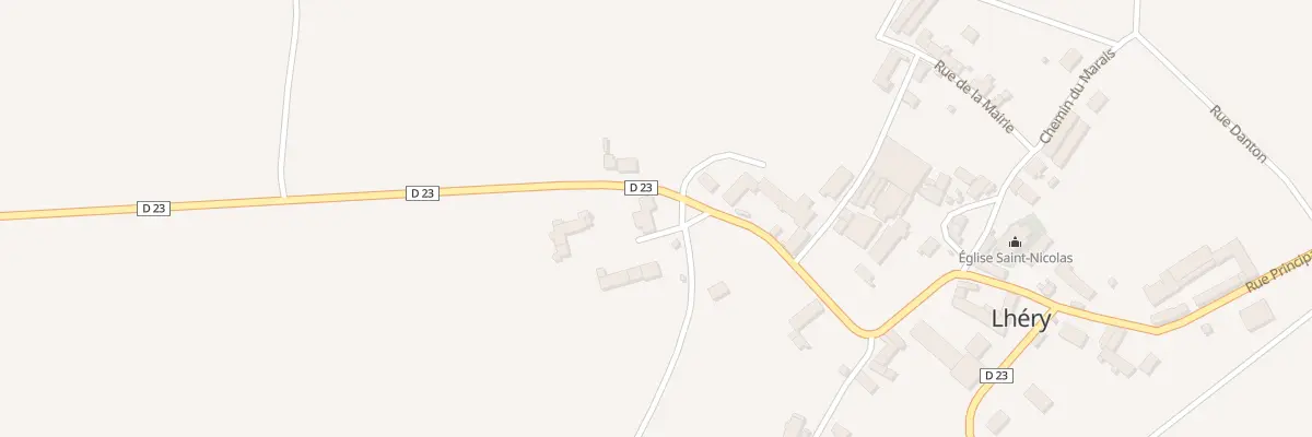 Plan du 3 Rue du Château à Lhéry