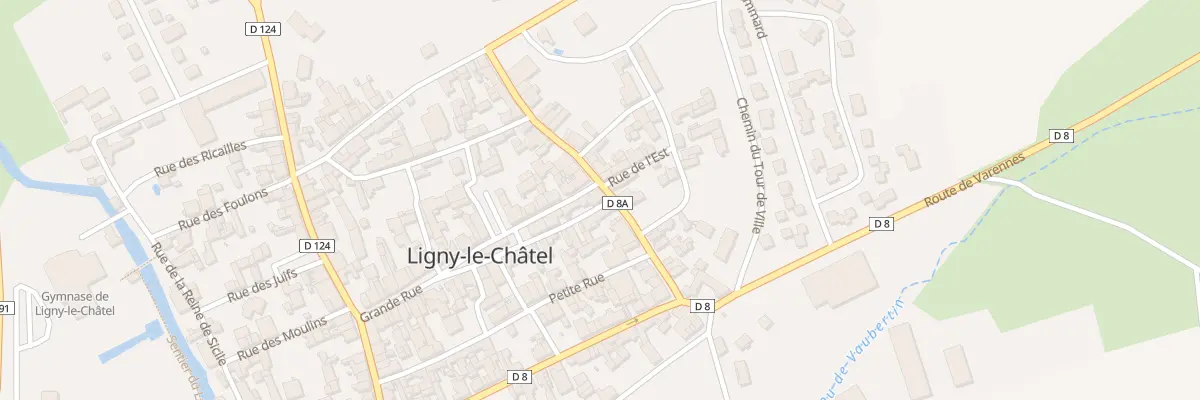Plan du 9 Rue Notre Dame à Ligny-le-Châtel