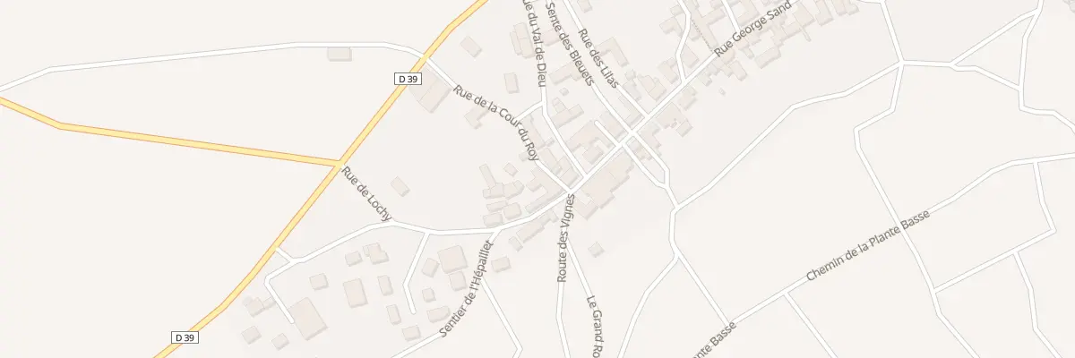 Plan du 1 Rue de la Cour du Roy à Broyes