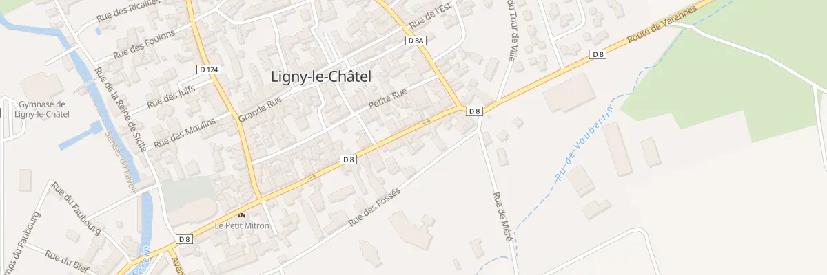 Plan du 26 Rue Guy Dupas à Ligny-le-Châtel