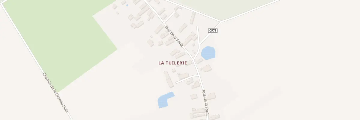 Plan du 25 Rue de la Forêt (la Tuilerie) à Sormery
