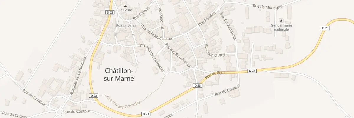 Plan du 9 Rue des Boucheries à Châtillon-sur-Marne