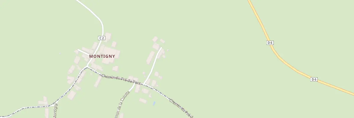 Plan du 134 Montigny à Pouques-Lormes