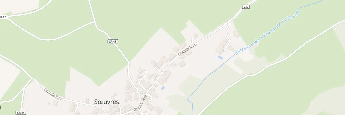 Plan du 29 Rue Grande Rue à Fontenay-près-Vézelay