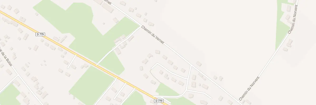 Plan du 25 Rue des Fougères à Diou