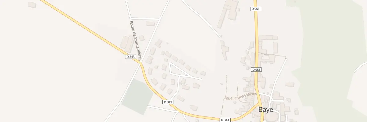 Plan du 7 Rue Georges Blard à Baye