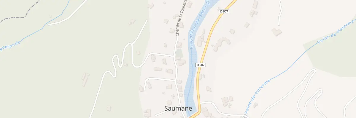 Plan du 5190 Saumane à Saumane