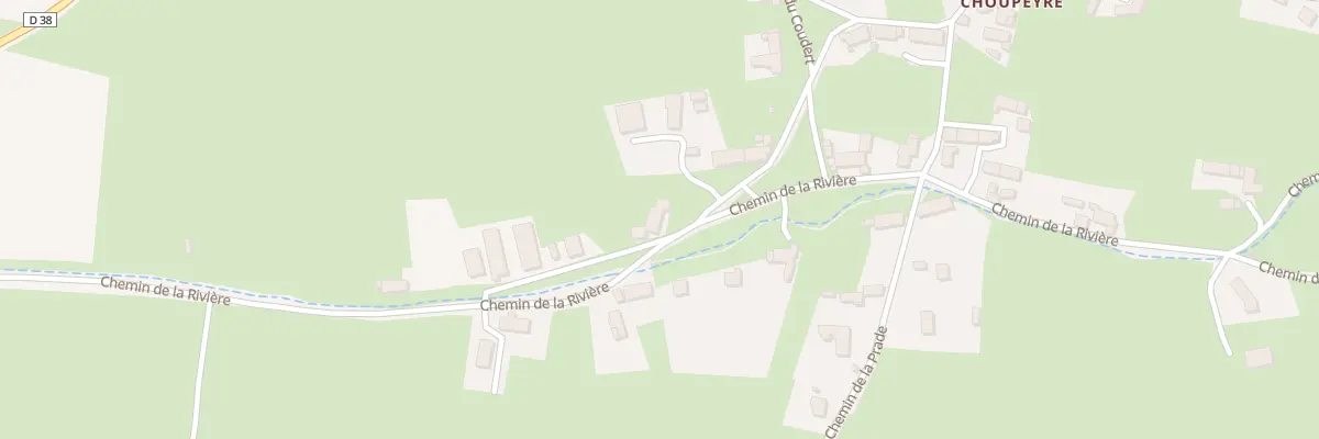 Plan du 5110 Choupeyre à Beurières