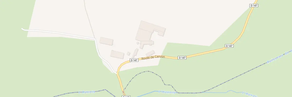 Plan du 195 Rte de Cervon à Magny-Lormes