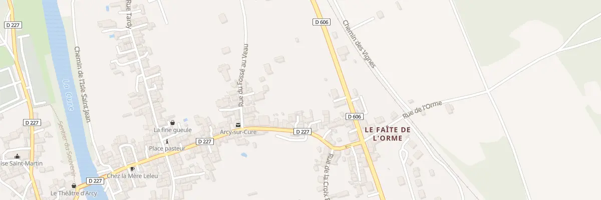 Plan du 35 Rue de l’Orme à Arcy-sur-Cure