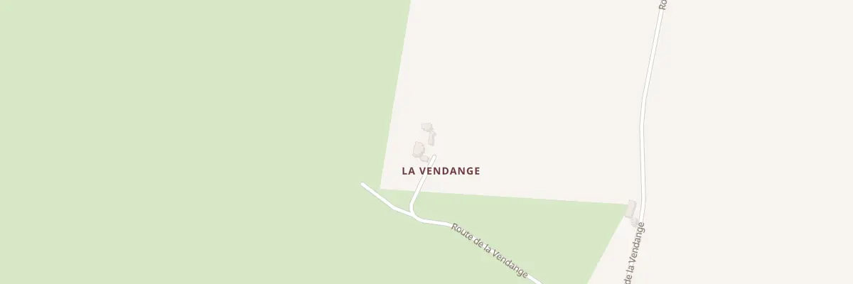 Plan du 1 Rte de la Vendange à Montaron