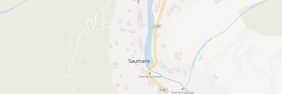 Plan du 5030 Saumane à Saumane