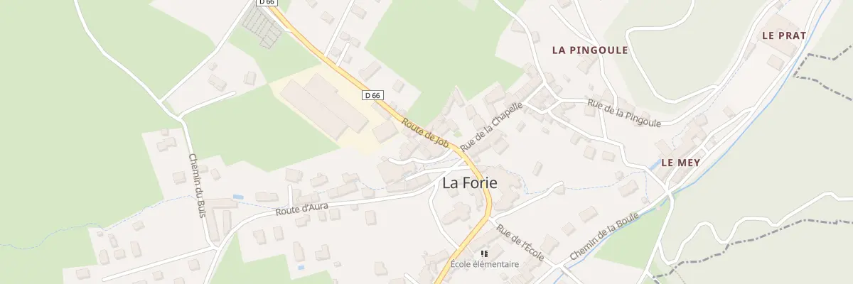 Plan du 5072 Le Bourg à La Forie